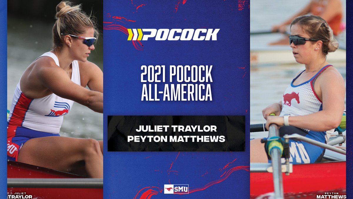 SMURowing's tweet image. Congratulations to our two All-Americans! 🏆🤩

🔵 Juliet Traylor (Second Team) 
🔴 Peyton Matthews (HM)  

📰 bit.ly/2UzDNPr

#RowMustangs #PonyUp