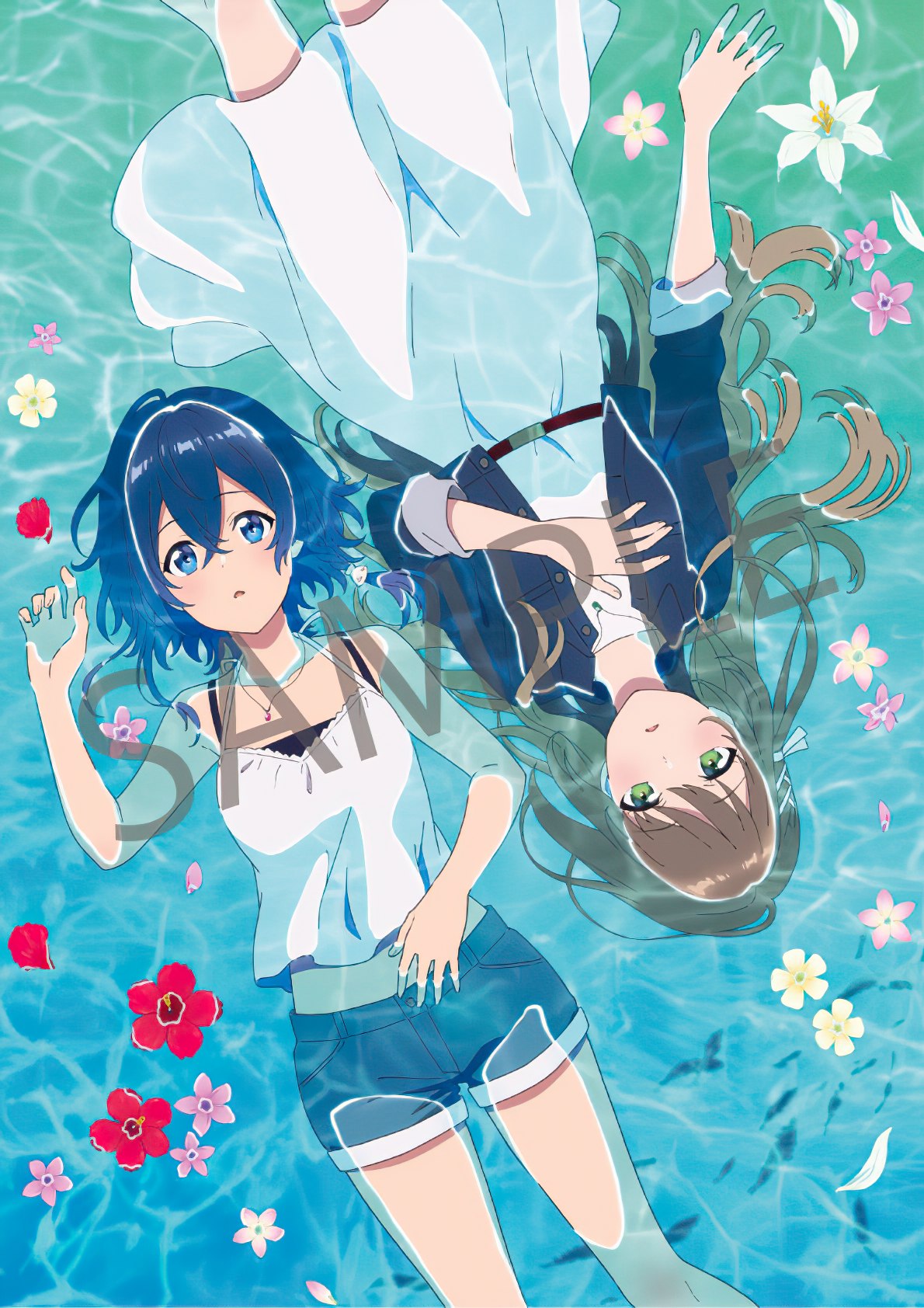 Kudasai on X: Ilustraciones que serán entregadas como beneficio de  comprareserva de los paquetes Blu-ray recopilatorios del anime original Shiroi  Suna no Aquatope (Aquatope of White Sand), según distintos distribuidores  en Japón. #