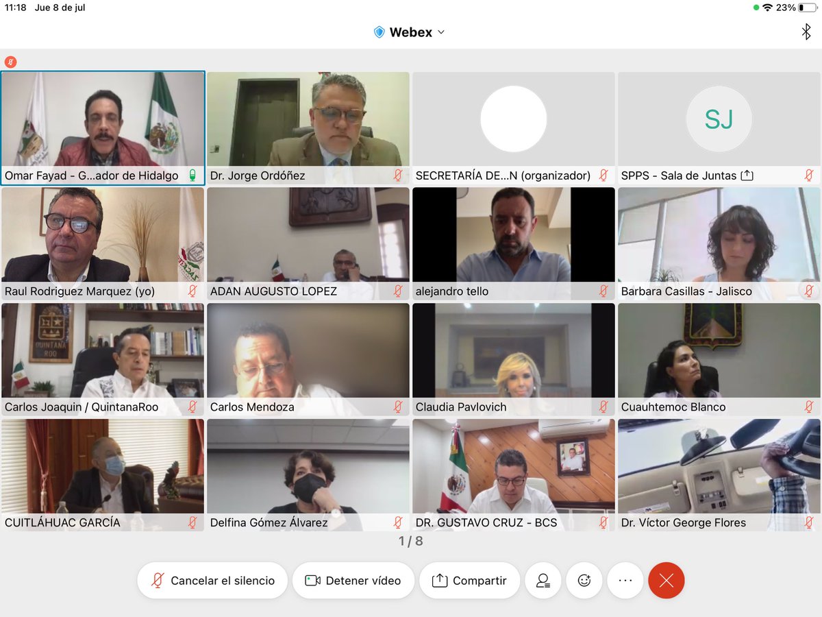 raroma47's tweet image. Acompaño a @ATelloC en la reunión de @CONAGO_oficial con @GobiernoMX . Presiden @M_OlgaSCordero y @ClaudiaPavlovic . Revisamos La estrategia contra COVID y sus avances. Tema Prioritario ante un posible repunte. Zacatecas refleja grandes avances en Vacunacion.
