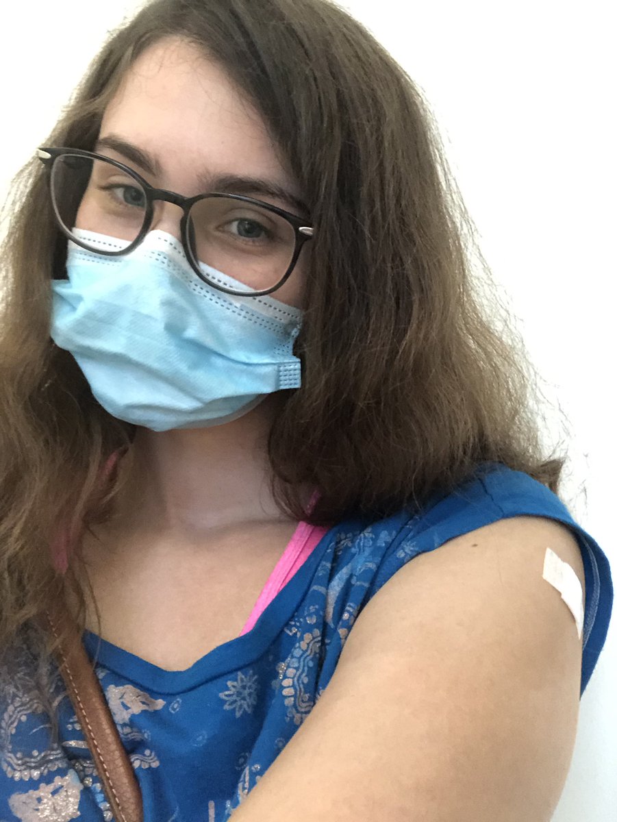 luolith's tweet image. I just got my second vaccine and ofc rewarded myself with some cake… I am so happy and grateful. let’s get this immunity bread 🥖☺️🥳