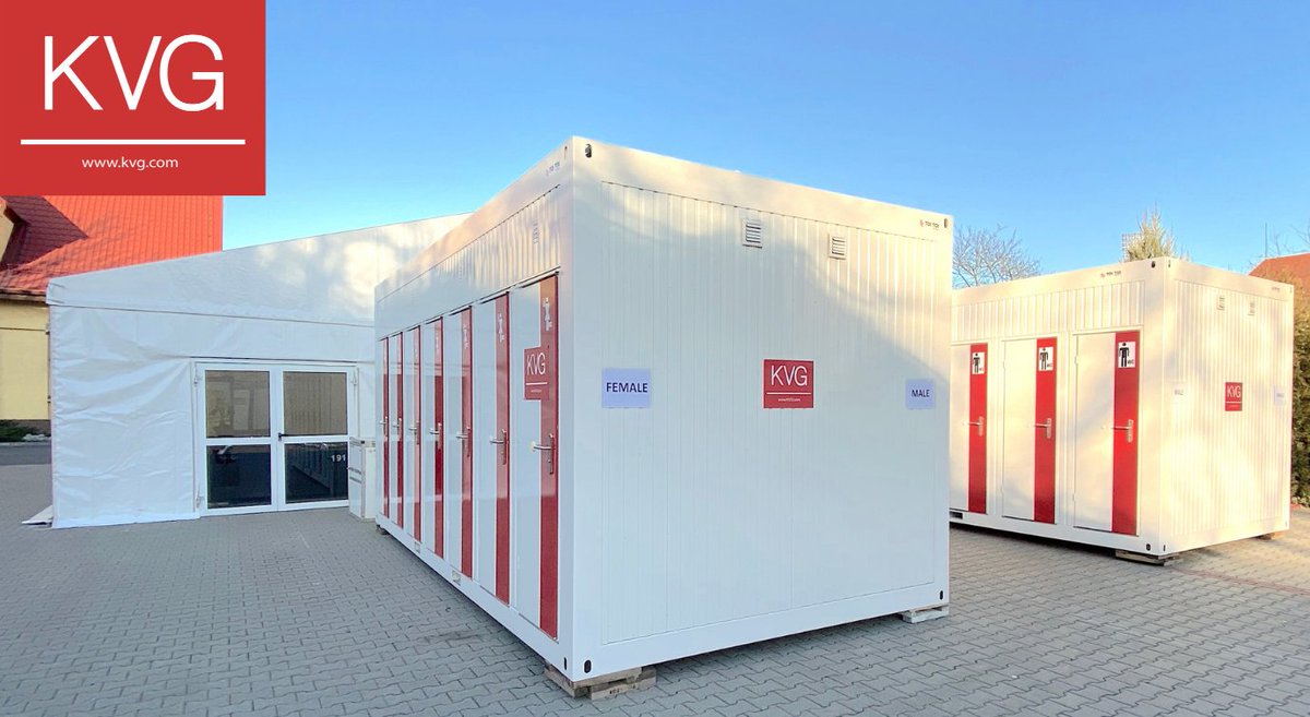 KVG_HQ's tweet photo. #KVG provided fully equipped, climate-controlled office containers, main briefing area containers, and sanitary containersin support of the 13th Expeditionary Sustainment Command during Exercise Defender Europe in Poland.
#GloballyPositioned #LocallyIntegrated #MissionSupport https://t.co/UXDDkwn5If