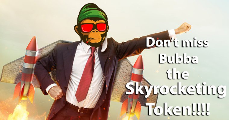 DaddyFeg's tweet image. #bubba $bubba #bubbatoken #bubbaarmy #bubbafamily #feg #doge #BabyDoge #bubba1000x #bubbatothemoon #bubbaskyroket

The ultimate 1000x token!!!
Buy #bubba before it skyrockets!