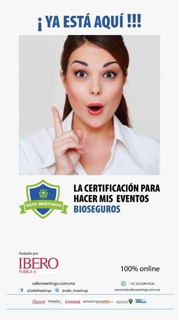 SafeMeetings's tweet photo. ¿Sabes qué es #SafeMeetings? 🧐
Es la certificación que capacita sobre temas de salud y seguridad integral en #eventos.

¡Conoce más!
Envíanos un mensaje 📩 o entra a nuestra página web https://t.co/A7VTEIueei https://t.co/miMdzK18z6