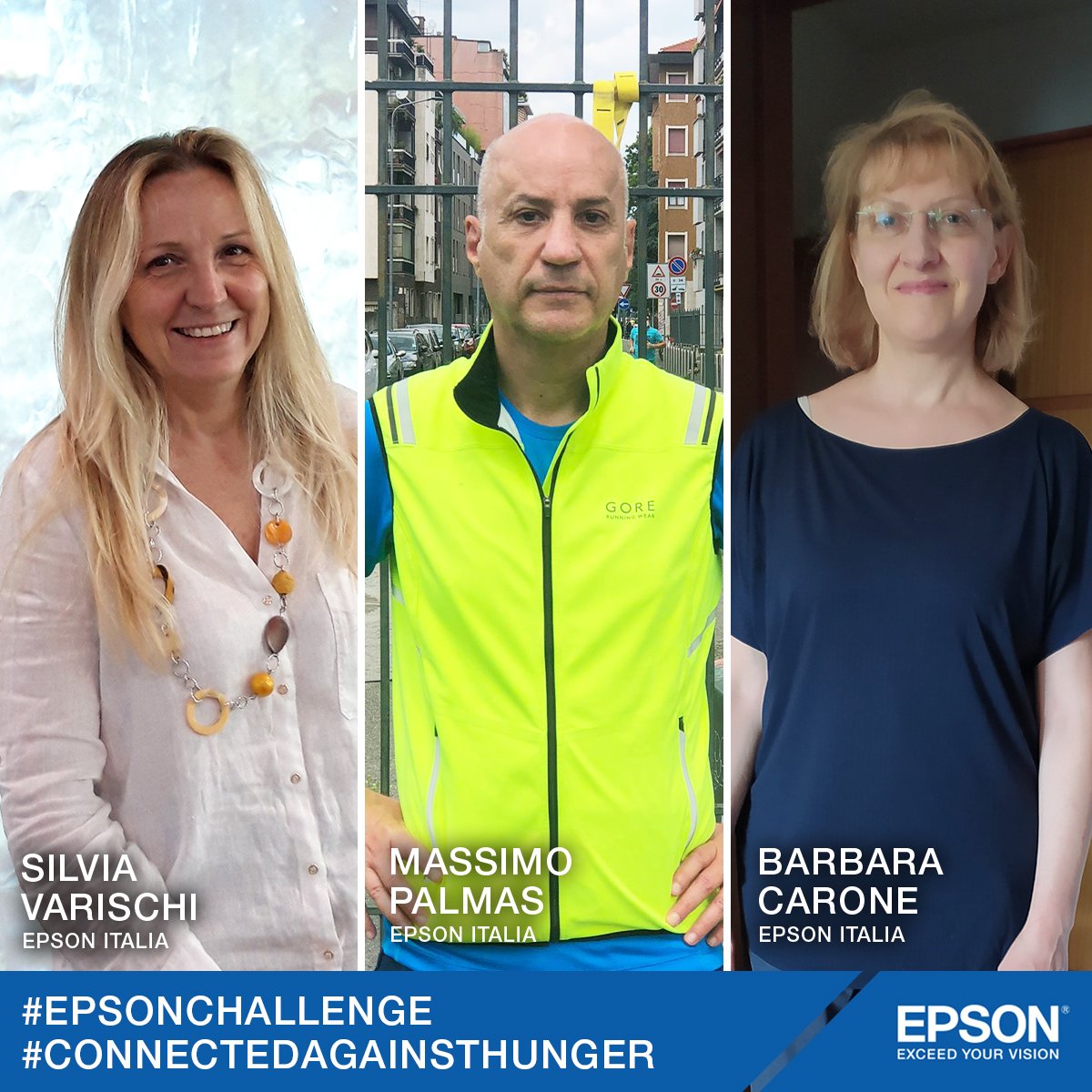 EpsonItalia's tweet photo. Si è concluso il challenge internazionale #ConnectedAgainstHunger a cura di @acf_italia.
Ecco a voi la miglior squadra Epsoniana "atleticosaraite" 🏆 https://t.co/fnCctHq8QY