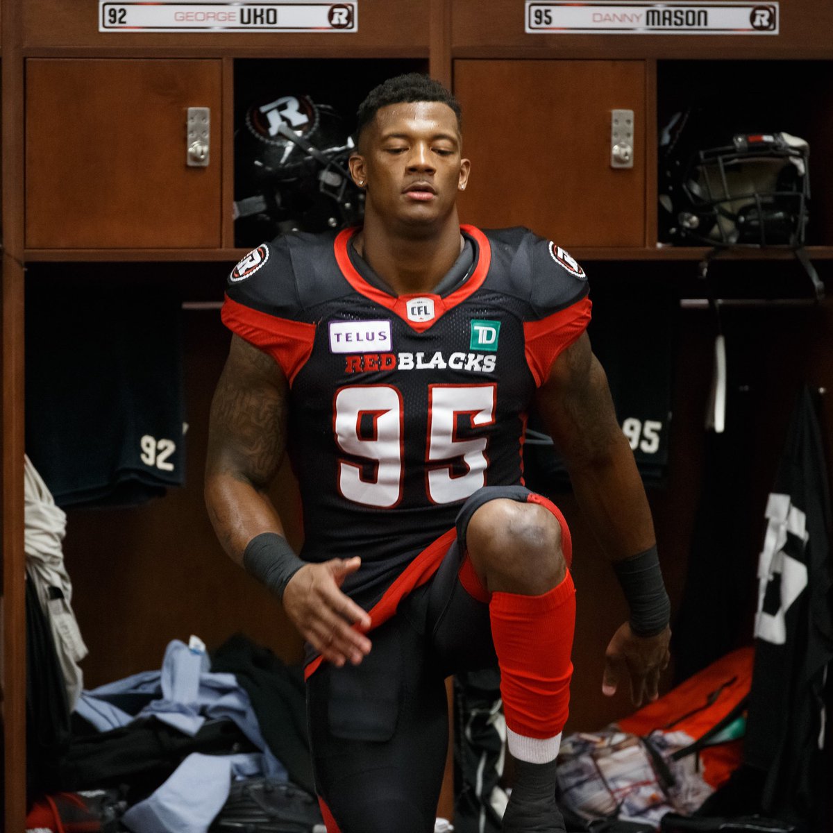 REDBLACKS's tweet photo. Thank you, @D_Mase45.

We will miss you out on the field at @TD_Place.👊 https://t.co/ER8DUt8BP1
