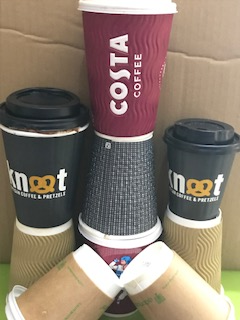 Did you know - Costa take any brand of used takeaway coffee cup and turn them into new coffee cups.  Better than taking them to landfill ............. it makes sense ✅