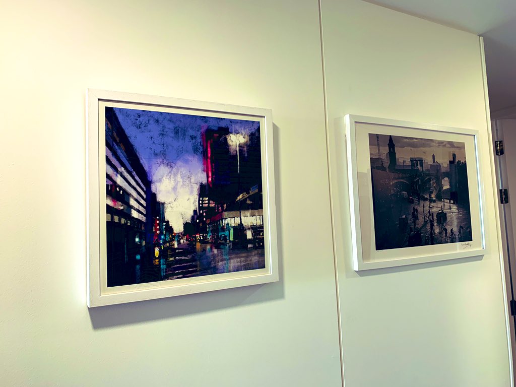 Two fantastic Manchester artists side by side <a href="/ConnellArt/">Sarah Connell</a> &amp; <a href="/NotQuiteLight/">NOT QUITE LIGHT - NQL</a> 👏👏👏