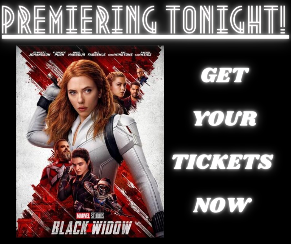 kearneycinema's tweet photo. DON'T MISS THE PREMIERE OF BLACK WIDOW!
TONIGHT AT 7:30
For movies and showtimes please visit our website. https://t.co/N5pKReZ3Q0