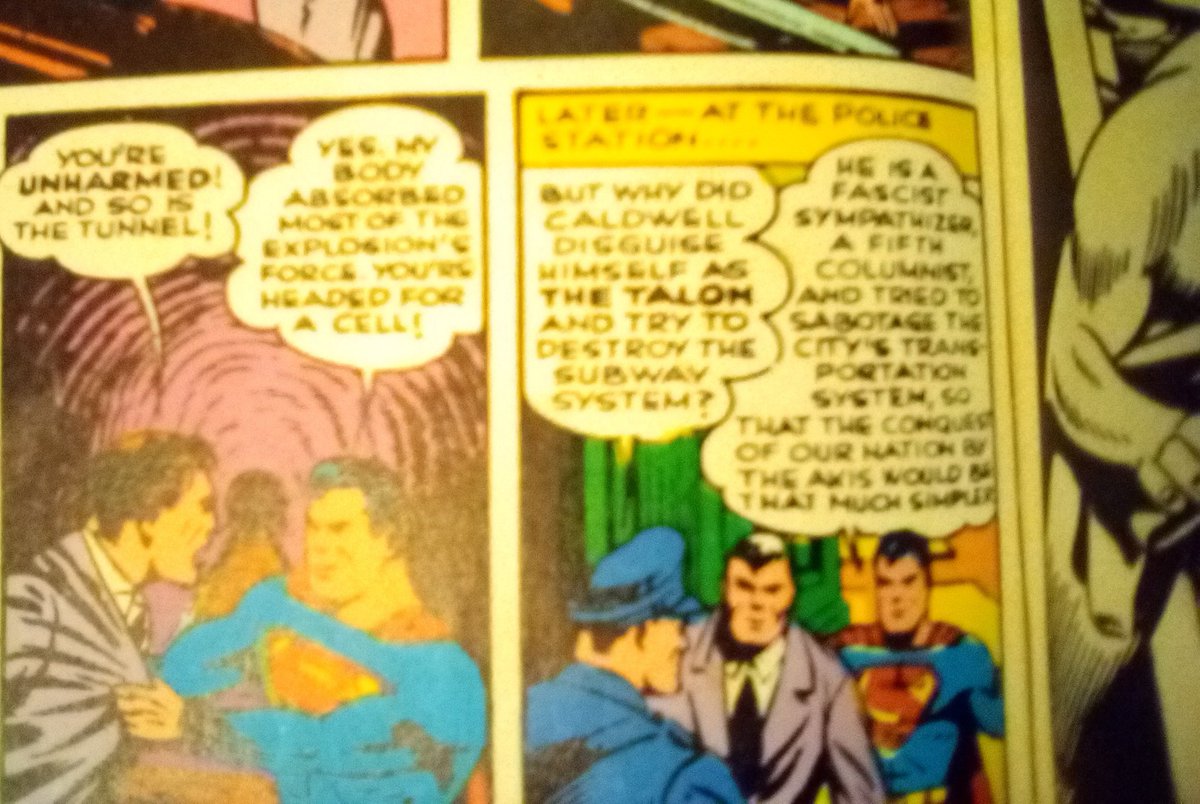 #superman of the 1940s was a lot more nationalist than the current incarnation.