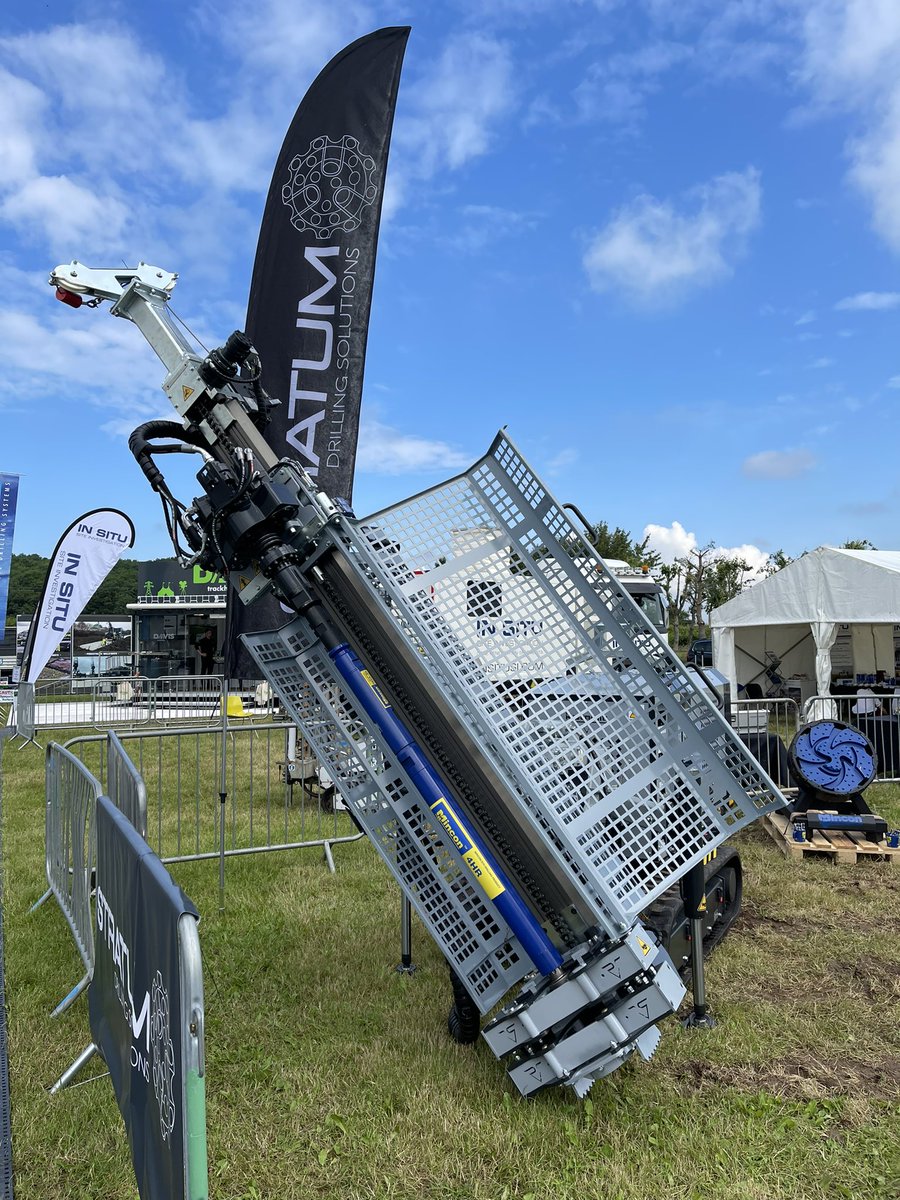 Great week at the Geotechica exhibition. Been a long time since we have got face to face with so many from the industry! #drilling
