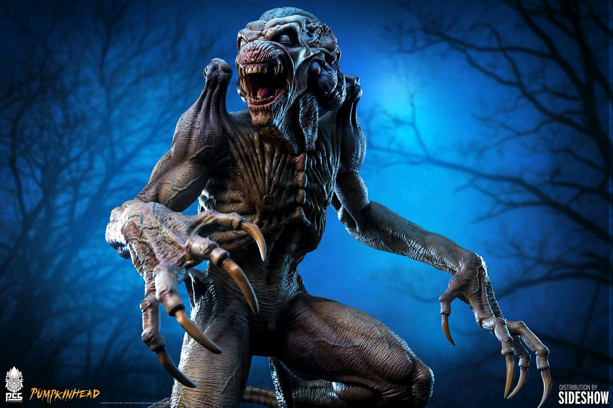 CollectPCS's tweet photo. He's finally here!  Now is your chance to pre order the most amazing Pumpkinhead 1:4 scale statue ever produced! Pre-orders open at noon Pacific time! 

 https://t.co/eXWhr5UfZk

#pumpkinhead #horror #stanwinston #collectpcs https://t.co/OsXaDVOK4c