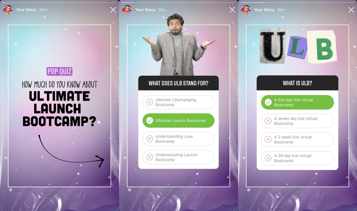 alexbeadon's tweet photo. Just posted a Bootcamp-themed "pop quiz" on my Stories about my newest offer.
I love doing this to help people better understand what I'm offering!
#TogetherWeLaunch #UltimateLaunchBootcamp #Launching #OnlineCourse #MembershipSite #LaunchStrategist #OnlineBusiness https://t.co/EIGZUOgk5Y