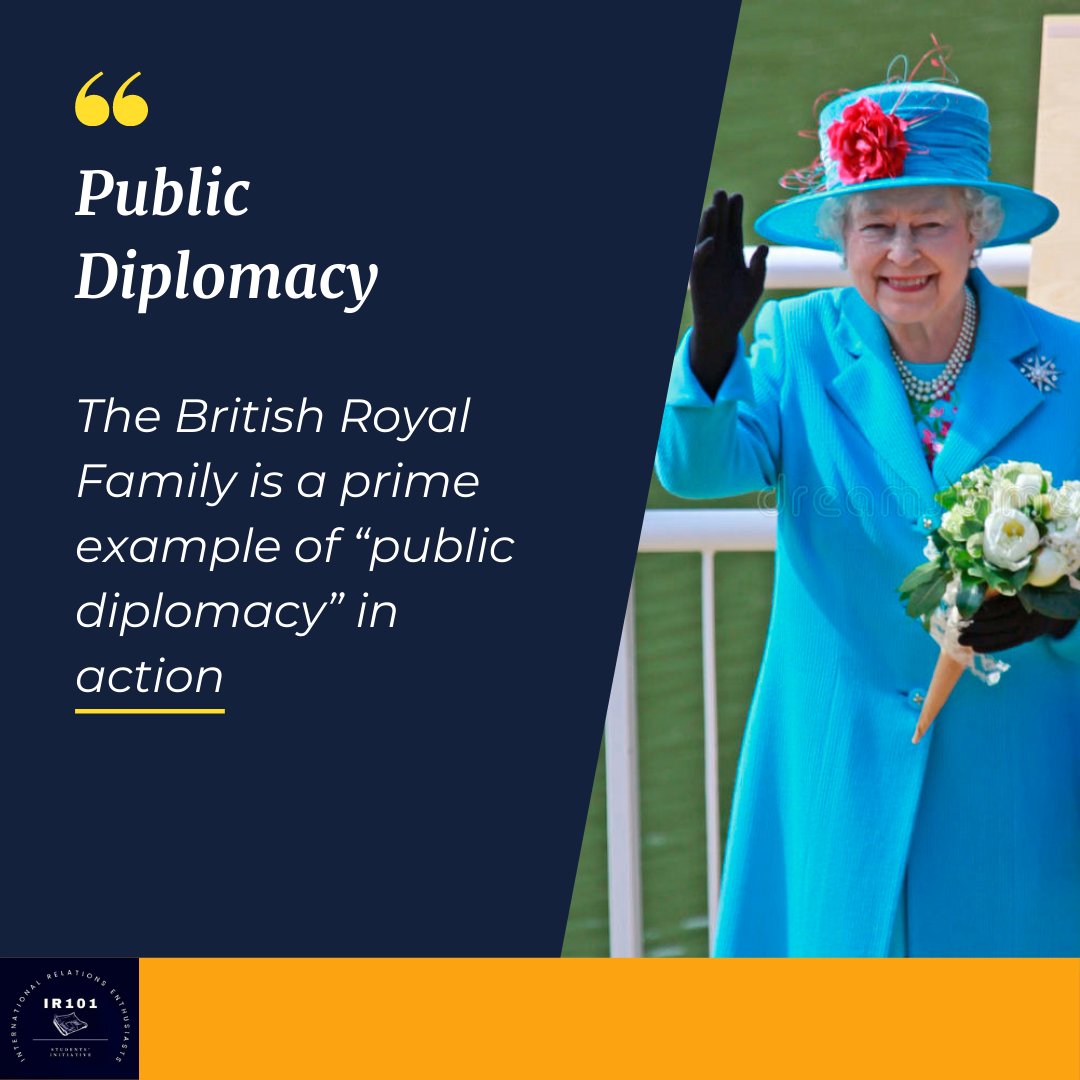 ir101newsteam's tweet photo. Public Diplomacy &amp; The British Royal Family 👑Follow @ir101_  for more!
#internationalrelations #diplomacy #publicdiplomacy #britishroyalfamily #britishroyals #britishroyalty #queenelizabeth #princewilliam #princessdiana #duchessofcambridge #katemiddleton #dukeandduchessofsussex https://t.co/xuYLQ2o0Lr