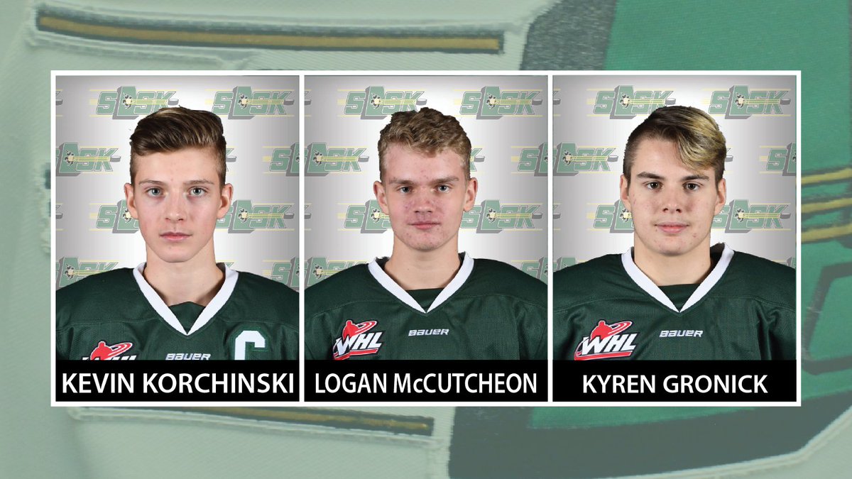 hockeysask's tweet photo. We are excited to learn that #TeamSask alumni' Kevin Korchinski (Saskatoon), Logan McCutcheon (Saskatoon) and Kyren Gronick (Regina) have been selected to participate in @HockeyCanada's U18 Summer Development Camp. Details below ⬇️⬇️

📰 | https://t.co/KqRVMxljBe https://t.co/ZsY9AbtXgD