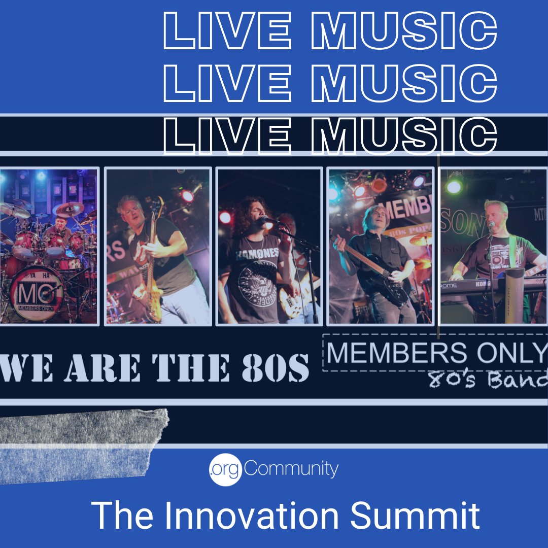 orgcommunity's tweet image. Work and play - all in one day! Kick back and relax after a whole day of learning and networking as the ultimate 80s cover band in Chicago provides us with some live entertainment! Last call to register! ow.ly/ZfXn50FrX4N

#assnchat #associations #innovationsummit