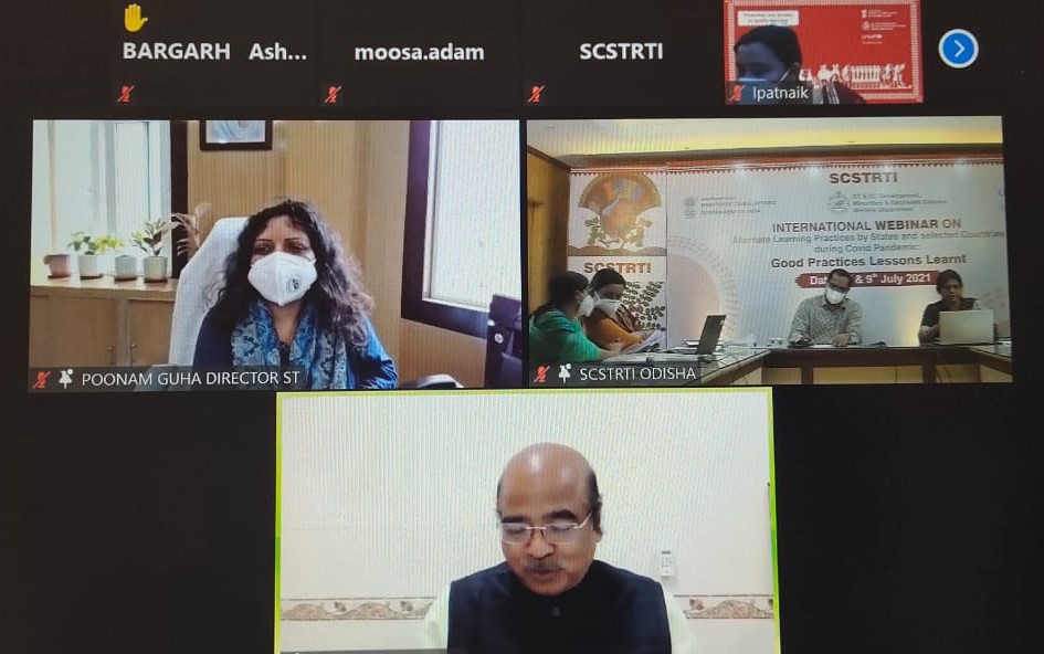 ST & SC Dev., M & BCW Dept, Govt. of Odisha, India (@stscdev) on Twitter photo Director (ST) presented on Alternative Learning & Mentorship Programme (ALMP) initiatives of the ST & SC Dev. Dept. for continuity of Education for the tribal children during the COVID pandemic situation
<a href="/CMO_Odisha/">CMO Odisha</a> <a href="/TribalAffairsIn/">Ministry of Tribal Affairs, Govt. of India</a> <a href="/SecyChief/">ChiefSecyOdisha</a> <a href="/IPR_Odisha/">I & PR Department, Odisha</a> <a href="/MoSarkar5T/">MoSarkar 5T</a> <a href="/saraka_fan/">Jagannath Saraka</a> Director (ST) presented on Alternative Learning & Mentorship Programme (ALMP) initiatives of the ST & SC Dev. Dept. for continuity of Education for the tribal children during the COVID pandemic situation
<a href="/CMO_Odisha/">CMO Odisha</a> <a href="/TribalAffairsIn/">Ministry of Tribal Affairs, Govt. of India</a> <a href="/SecyChief/">ChiefSecyOdisha</a> <a href="/IPR_Odisha/">I & PR Department, Odisha</a> <a href="/MoSarkar5T/">MoSarkar 5T</a> <a href="/saraka_fan/">Jagannath Saraka</a>
