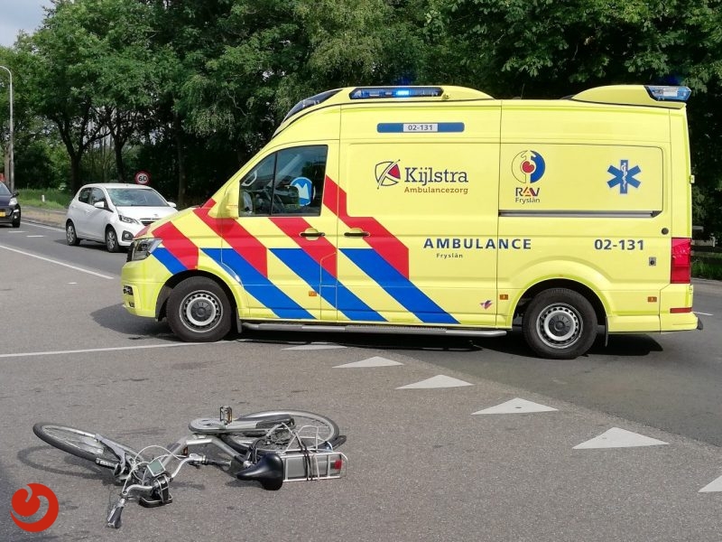 Fietsster gewond bij ongeval in Jistrum