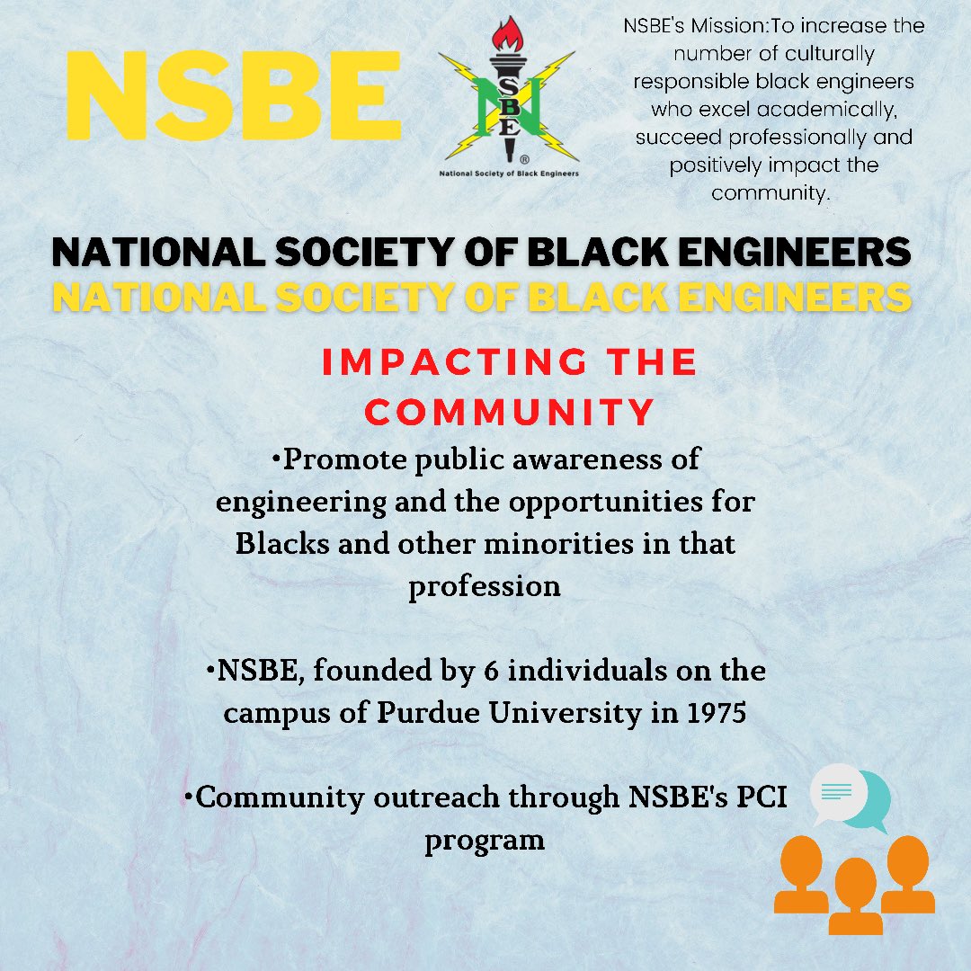 NSBEUCF's tweet photo. 🤩Ever Wondered How NSBE originated? Here are some quick facts about us and who we are! https://t.co/Tss9kFZZ89