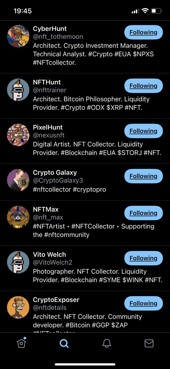 ListNft's tweet photo. You can unfollow or block all 30 Fake Collectors I follow. Waste of time to show your art there. They either just looking for followers or want to sell their own worthless stuff. 🐼 https://t.co/mXJ2gq25R2