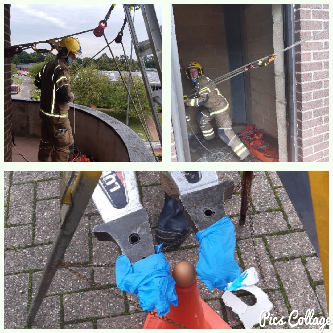 HIWFRS_LandD's tweet photo. Today our #Trainees took part in the #TheGreatEggRace the Trainees working in their squads had to locate an Egg whilst wearing #BA. They then had to transport the egg around a course only using fire service equipment #TEAMGAME #Outsidethebox #KnowYourKit https://t.co/Tx9o2rxPZM
