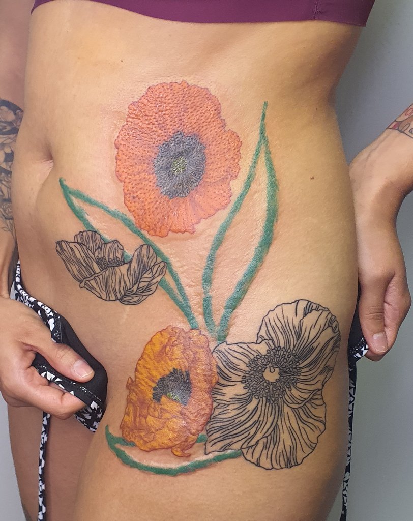 got to finish this babe last tuesday! really proud of this babe! 
#tattoo #tattooartist #BIPOC #bipoctattooartist