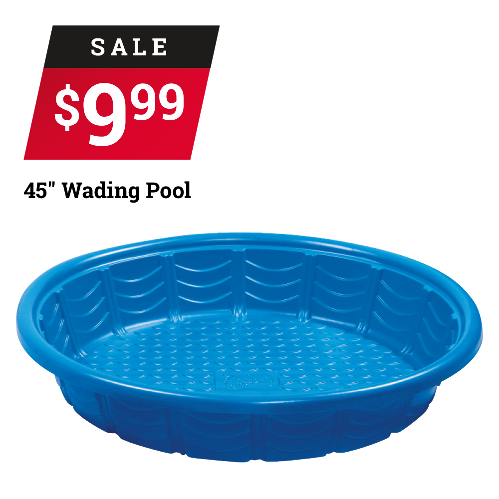 ParmaAce's tweet photo. It doesn’t have to cost a lot to cool off! Splash around in the 45” Wading Pool, on sale now for just $9.99. *Offer valid at participating locations June 30 – July 31. #MyLocalAce https://t.co/2s3738EzlH