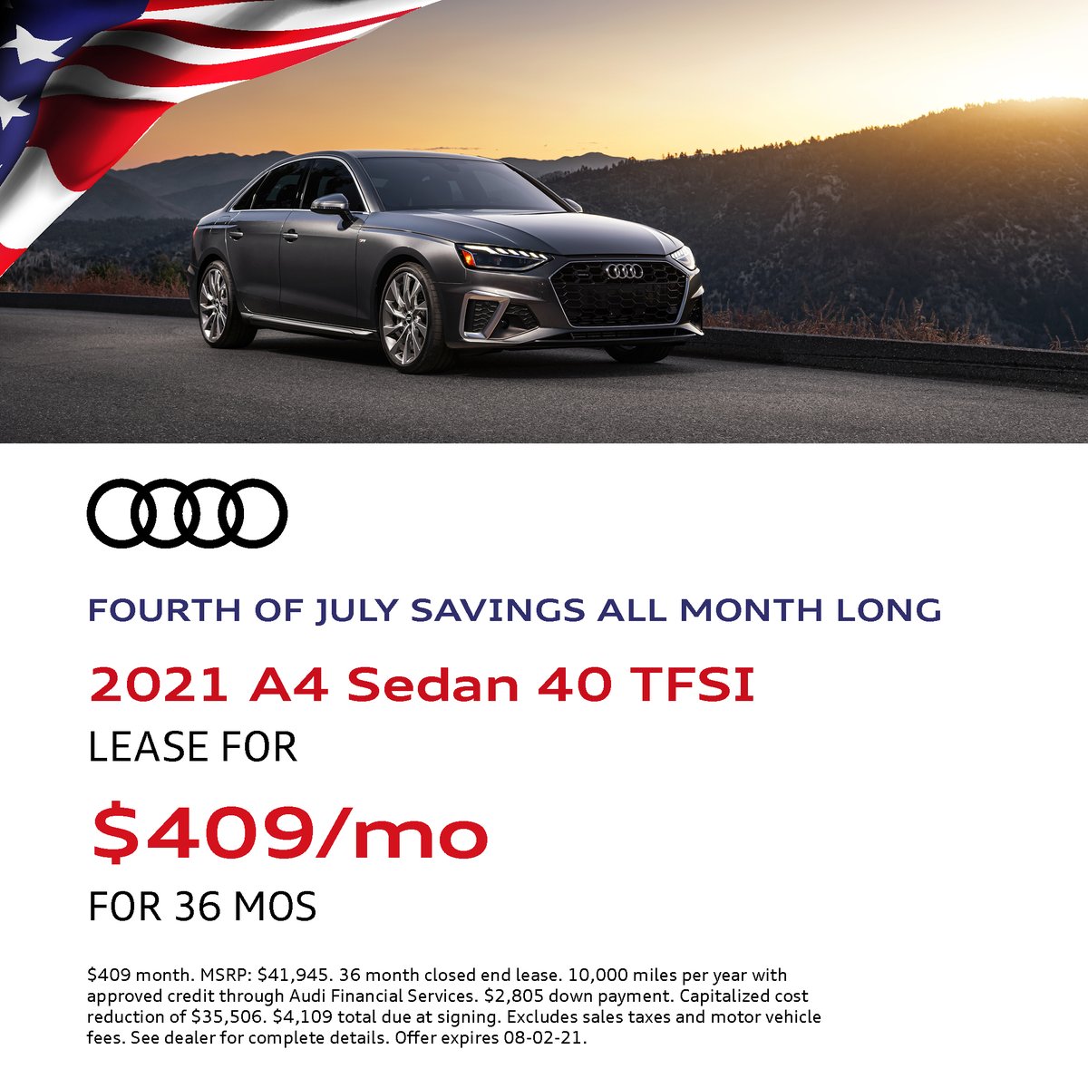 BridgewaterAudi's tweet photo. July Sales Specials Are Here! https://t.co/0o47Xh5EEx