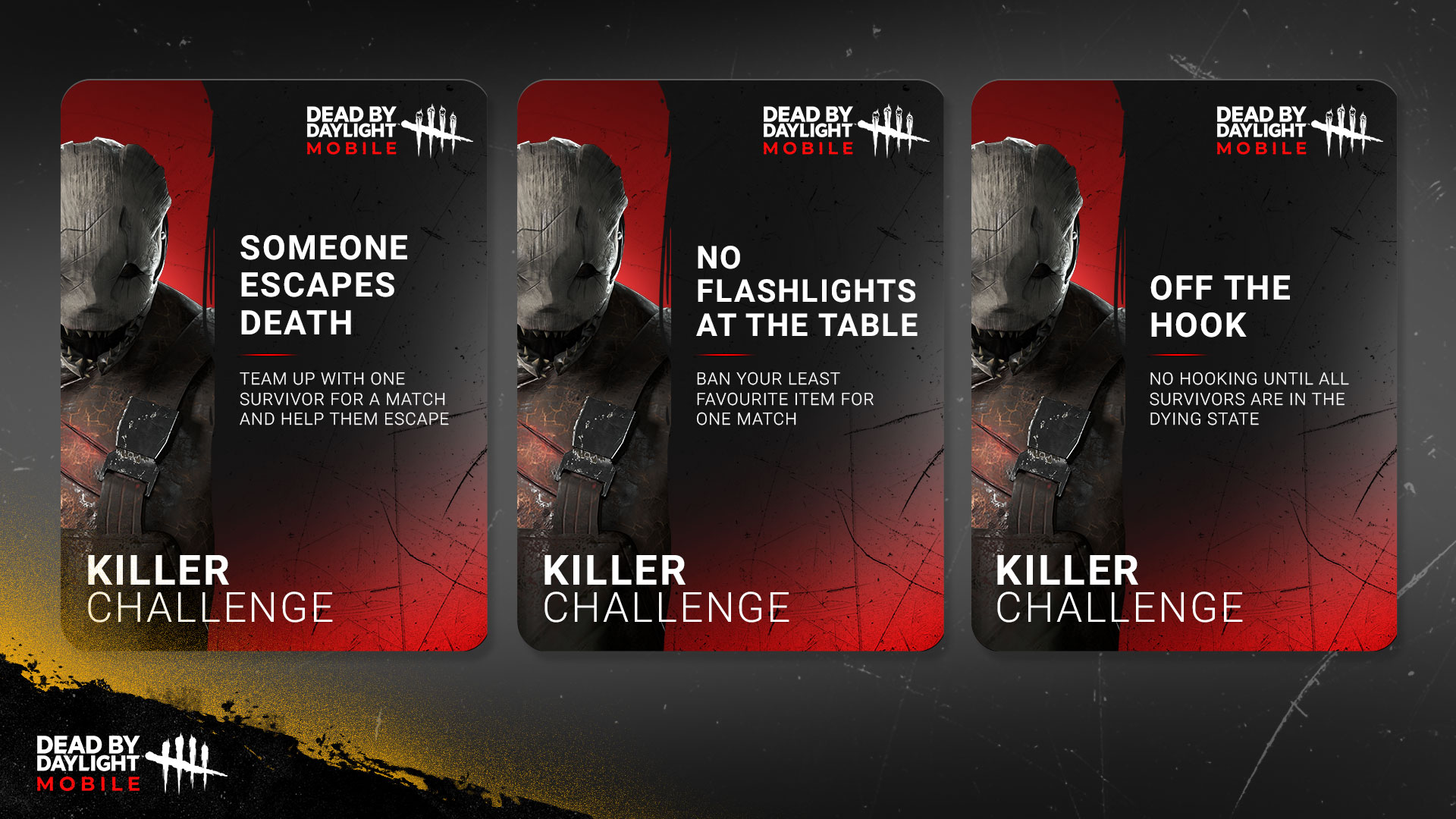 Dead By Daylight Mobile Mix A Challenge In To Your Next Custom Match With Friends Just To Kick Things Up A Notch T Co I9hd0tiahs Twitter