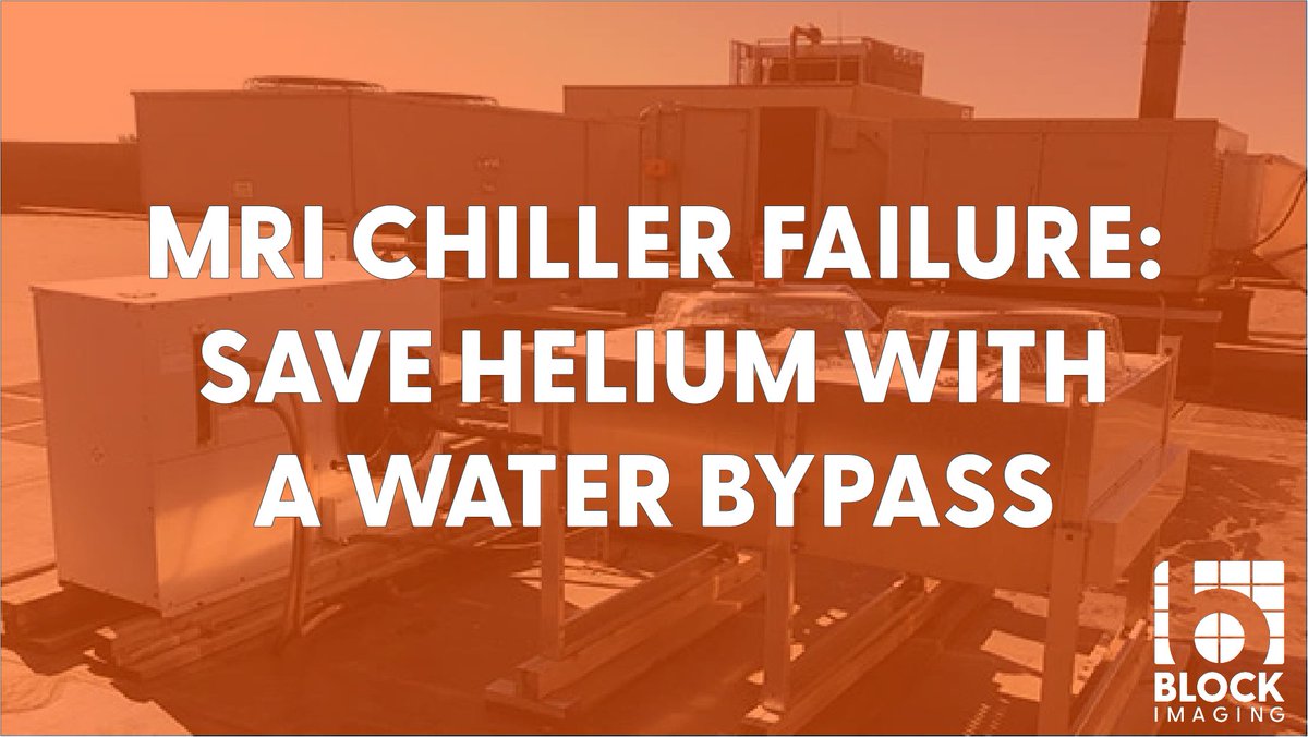 BlockImaging's tweet image. When your MRI scanner's chiller isn't working properly, watching your helium boil off can feel an awful lot like watching money burn...fortunately, there is a valuable MRI rescue tool to help reduce your loses. Keep reading for details: bit.ly/3whz6ra