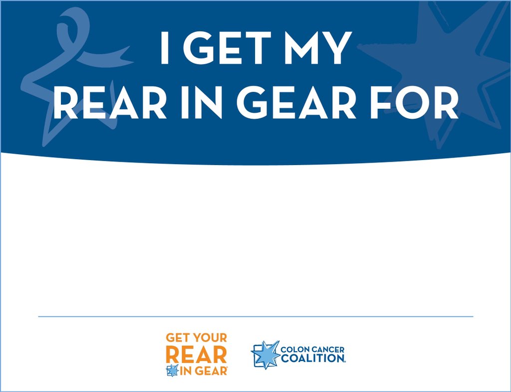 July 31st is fast approaching! Survivors, Caregivers, Family and Friends will all come together to support one another and raise awareness of Colon Cancer in our community. Let’s 👂 it… who do YOU get your rear in gear for?? #gyrig #coloncancer #support #survivor #caregiver