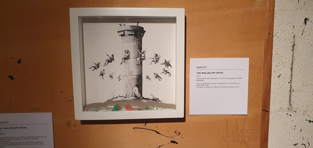 laurentmartin's tweet image. A voir, l'expo #bansky par la @cielaconstell de @villedegrigny91
#CaCestPalace ;-) 
Et cela aide @SOSMedFrance #NobleCause
#banskyagrigny #banskyhumanitycollection