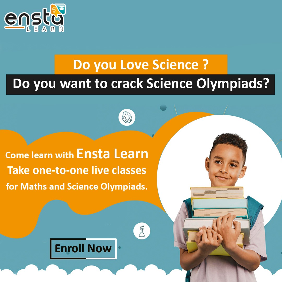Do you love Science or Maths? 
Crack International Olympiad exam with Ensta Learn.
Take One to One Live Classes with finest IITian faculties from India's top 5 IITies
#science #scienceolympiads #internationsscience #internationalscienceolympiads #sciencentechnology