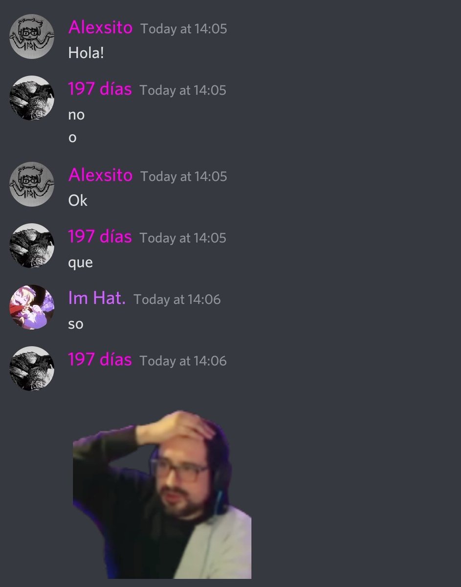 AlexsitoCG's tweet photo. Este es el trato que tienen con gente común y corriente en el server de discord de mistercarlos. Increíble como a evolucionando estos años... https://t.co/BqUUscxoN8