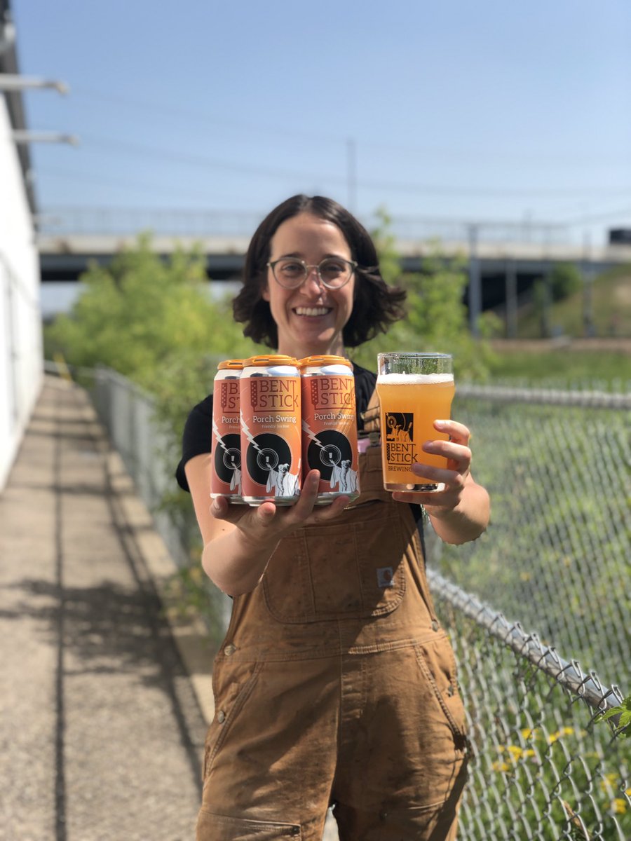 New this weekend: Porch Swing Friendly Tea Beer!

Big fruity esters produced by kveik yeast blended perfectly with peach &amp; dragonfruit notes in the roobios tea we got from local tea wizard <a href="/TheTeaGirlYEG/">The Tea Girl</a>!

Ready at the shop, @124grandmarket, or online!

bentstickbrewing.com/store/c2/Beer.…