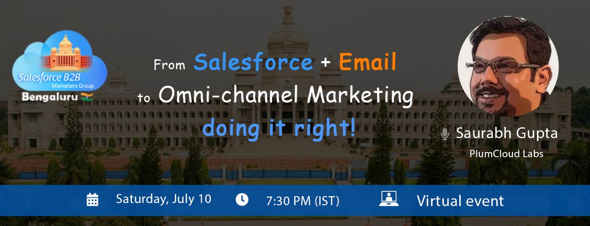 Jagan NS (@jagan_ns_) on Twitter photo Here we are with a new session on this Saturday by #SaurabhGupta on <a href="/salesforce/">Salesforce</a> Email & Omnichannel Marketing. Please do RSVP and attend the session the hear the challenges one face to rightly utilize the tools! RSVP - bit.ly/3AHZPQE Here we are with a new session on this Saturday by #SaurabhGupta on <a href="/salesforce/">Salesforce</a> Email & Omnichannel Marketing. Please do RSVP and attend the session the hear the challenges one face to rightly utilize the tools! RSVP - bit.ly/3AHZPQE