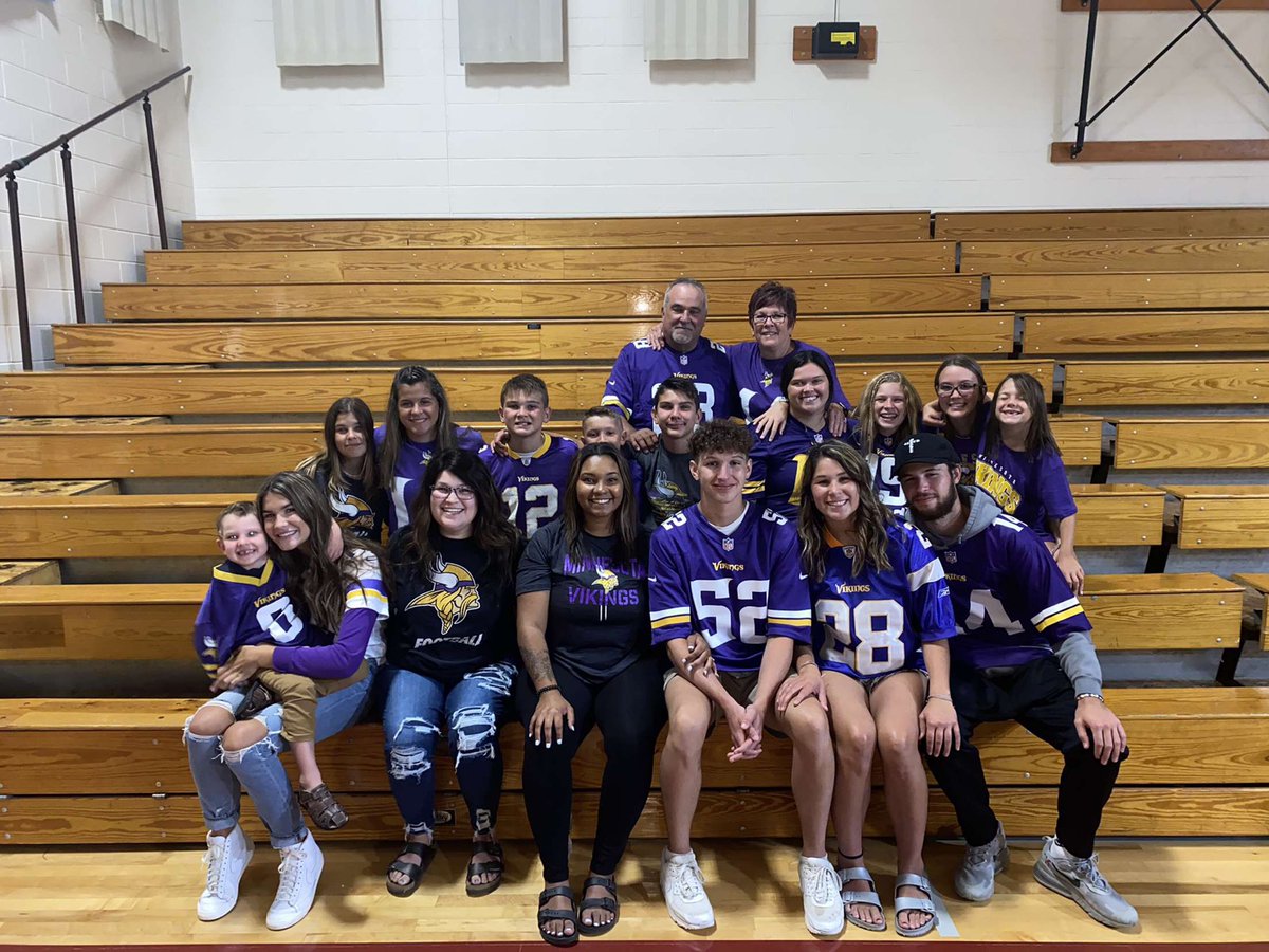 MorganDelange's tweet photo. today we said our “see you laters” to our brother. Brock was more than a cousin. it’s not goodbye, because we will see you again🤍🕊 &amp; obviously we had to rep with him one last time #vikings @Vikings we lay him to rest in his most prized possession…his vikings jersey💜💛🤍 https://t.co/mMfH3zMIvo
