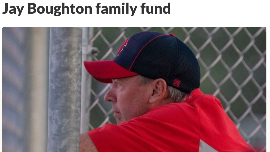 PWYBA's tweet photo. PWYBA extends our sympathies to the ACYBA baseball community and the Boughton family. For those who would like to provide assistance in this time, a Gofundme has been set up for the family. https://t.co/JjqOPZA9GL https://t.co/zbcHP4guR2