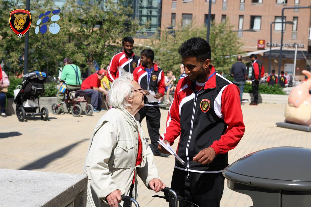 Throwback- TE players meeting the locals in Ostersund, Sweden. 2014 #eelam #tamil