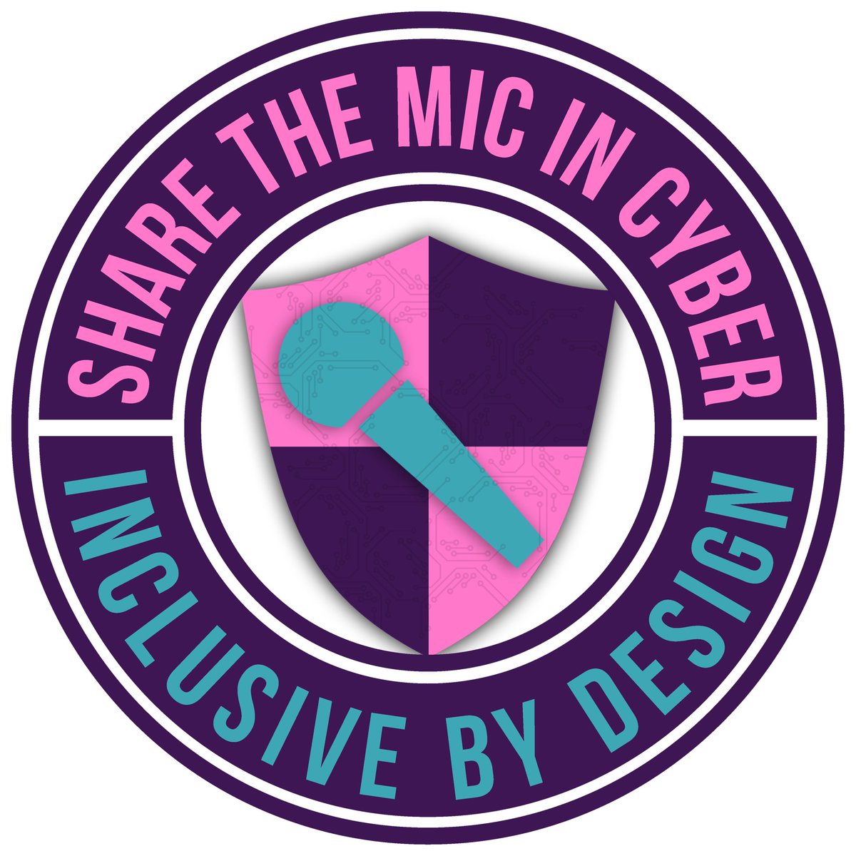 Congratulations to @DfirDiva for winning #ShareTheMicInCyber’s #InclusiveByDesign challenge! Everyone’s designs, while unique, incorporated elements showcasing the strength of community & the importance of security, inclusivity, and change 💜 🎙 🛡 🔒 

Cc: @CamilleEsq & @lzxdc