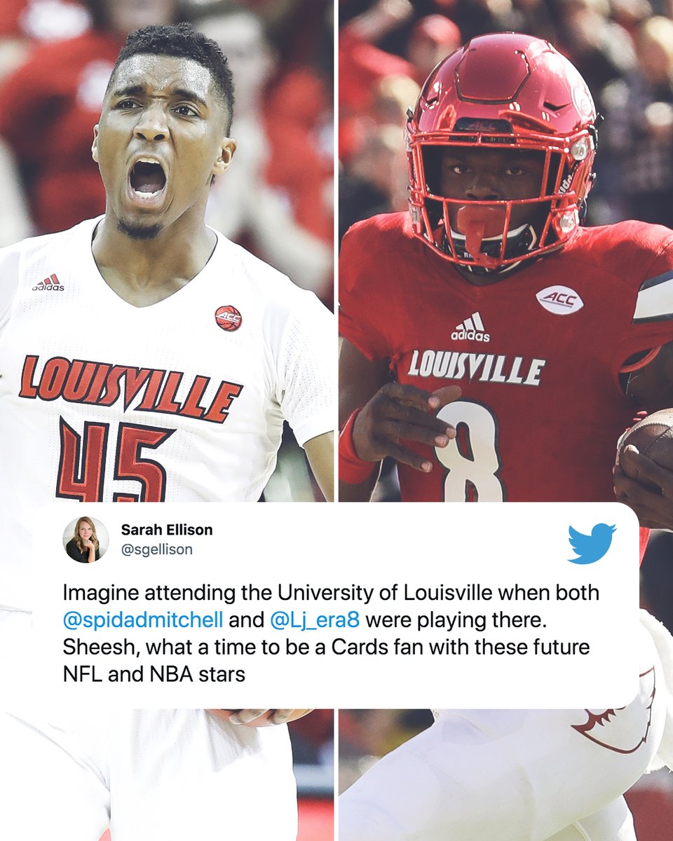 Sheeeesh 🤯

<a href="/spidadmitchell/">Donovan Mitchell</a> 🤝 <a href="/Lj_era8/">Lamar Jackson</a> 

(h/t <a href="/sgellison/">Sarah Ellison</a>)