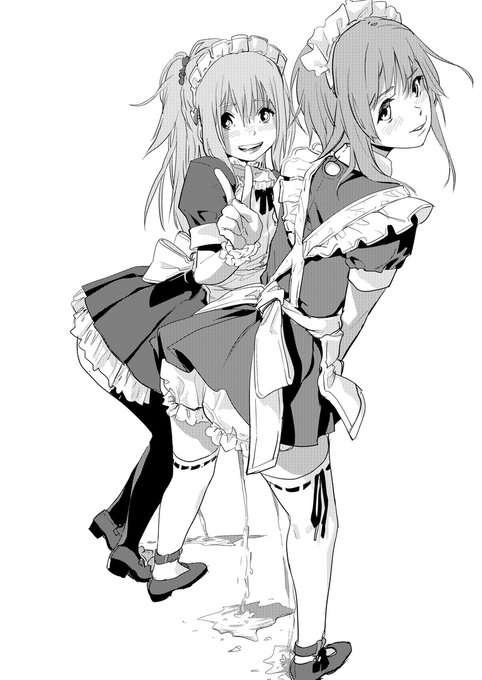 毎日メイドの日。朝のウォーミングアップにメイドさん。 