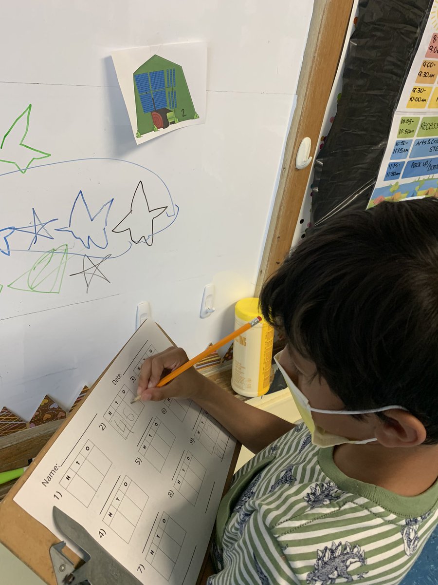 MissAliSeiter's tweet image. This Base “Ten”ts activity got these students moving around the classroom🔎⛺️ Thank you @heyhopeking for this amazing resource! #ESY21 #smorelearning #smorefun @BMcClelland24