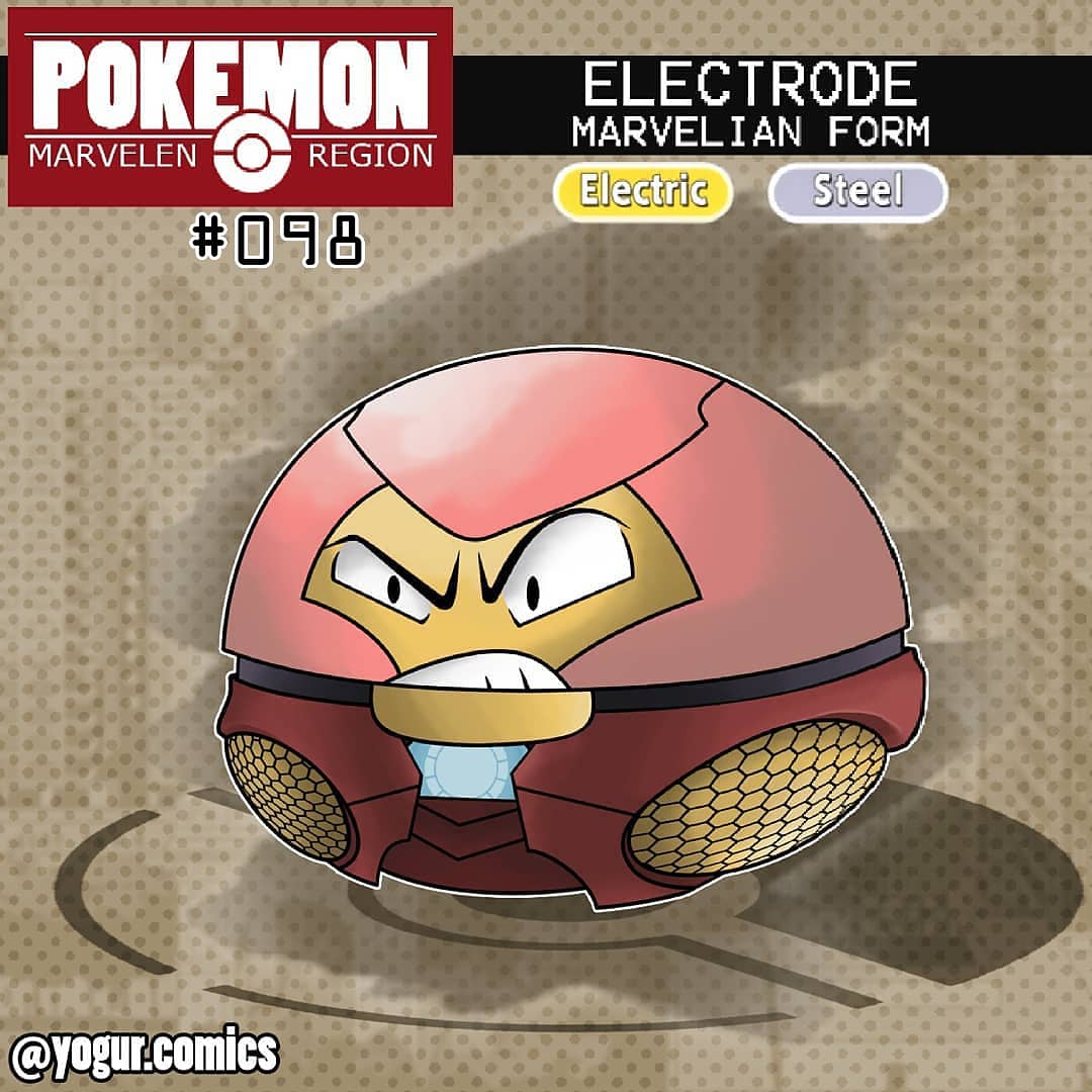 OC] Pokemon Reimagined: Voltorb and Electrode : r/pokemon