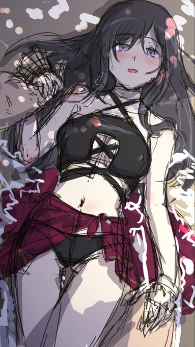 深沙希さん 水着 ラフ 