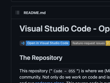 Code Repository Badges