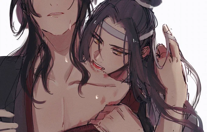 藍湛の噛み癖めっちゃ好き
#MDZS #忘羨 