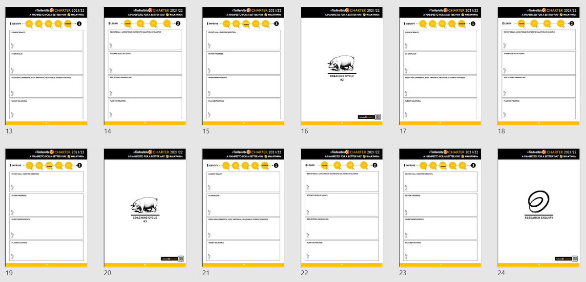 MattTeachCoach's tweet photo. Putting the final touches to our new @HeoldduLearning @WALKTHRUs_5 Professional Learning Journal to support teachers' development through coaching with WalkThrus, self-directed learning and research enquiry. Printed for all staff for September #TimHeolddu @teacherhead @olicav https://t.co/uvJ1r5CPCe