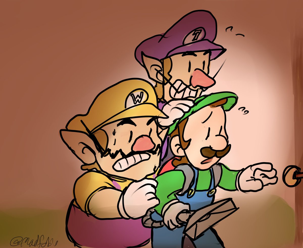 Luigi's Mansion : Don't bring Wario. by FrancoisL-Artblog on