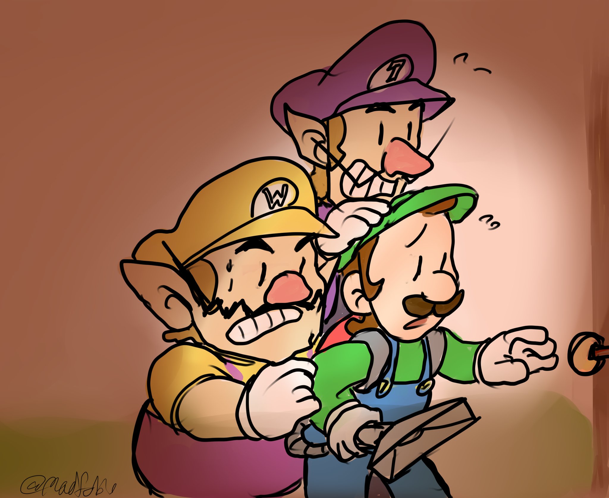 Nougat~❤💚💛💜🇵🇸 on X: "I was thinking how it'll be if WickedBros were in  Luigi's Mansion xD ~♡ #luigismansion3 #Luigi #wario #waluigi  https://t.co/GG6jM0LvSE" / X