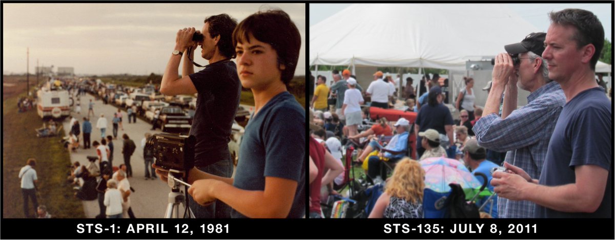 NicosPanoptikum's tweet photo. 30 Jahre lang sind sie geflogen, und Kenneth Bray war mit seinem Sohn Chris dabei. #SpaceShuttle40 #OTD https://t.co/0QbzDeFsuF